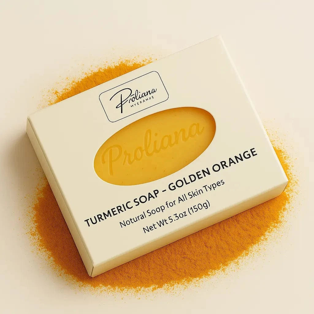 Golden Orange Bi Face - Turmeric soap 150gr - Proliana Nigeria