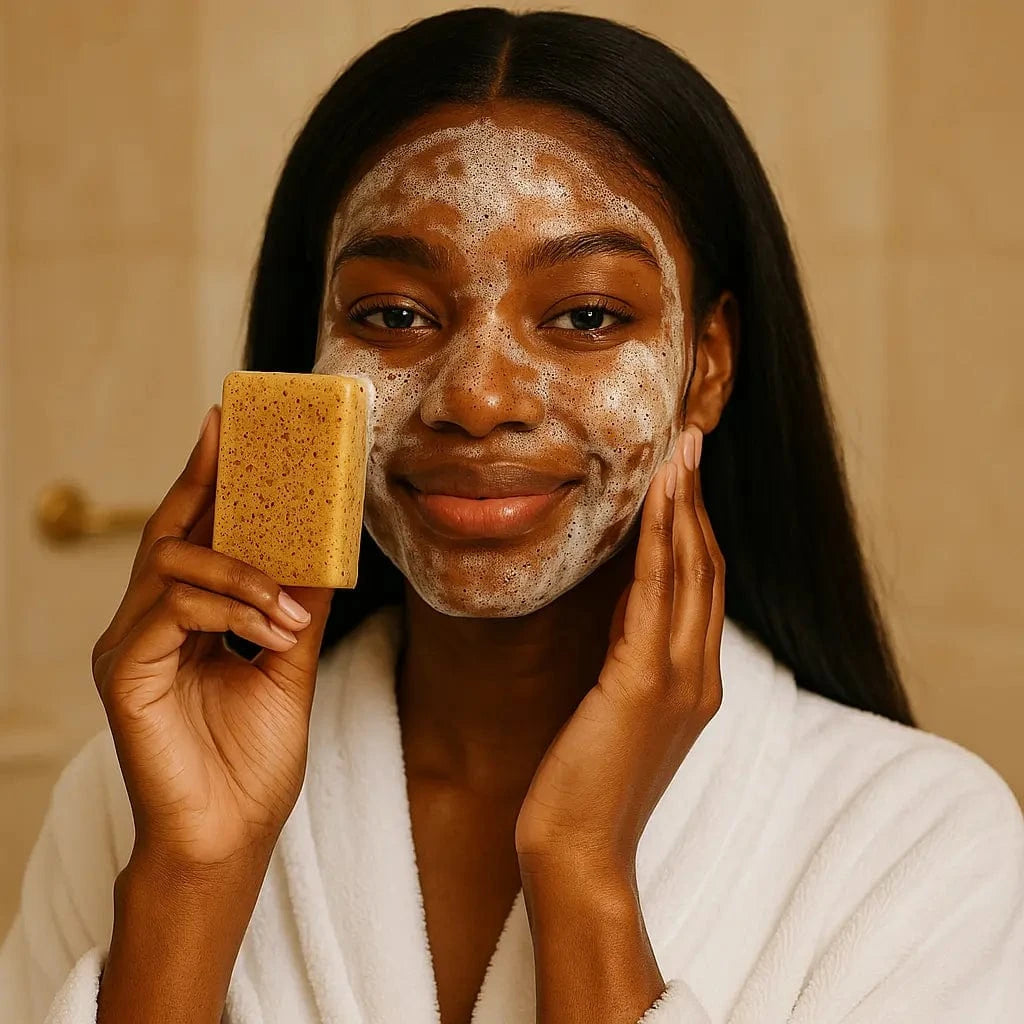 Golden Orange Bi Face - Turmeric soap 150gr - Proliana Nigeria